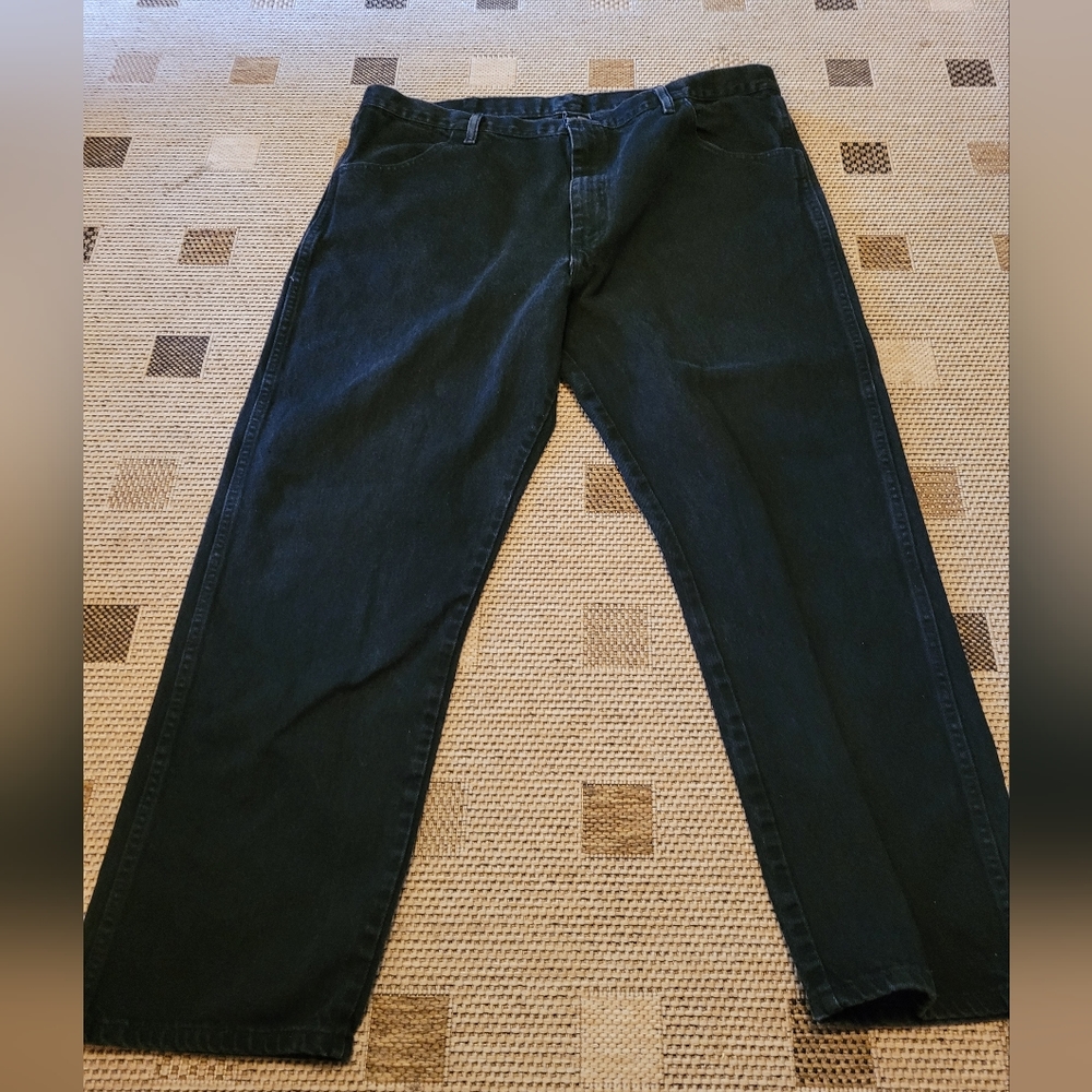 (3103) Rustler Men's Jean's,  Black,Size 42x30